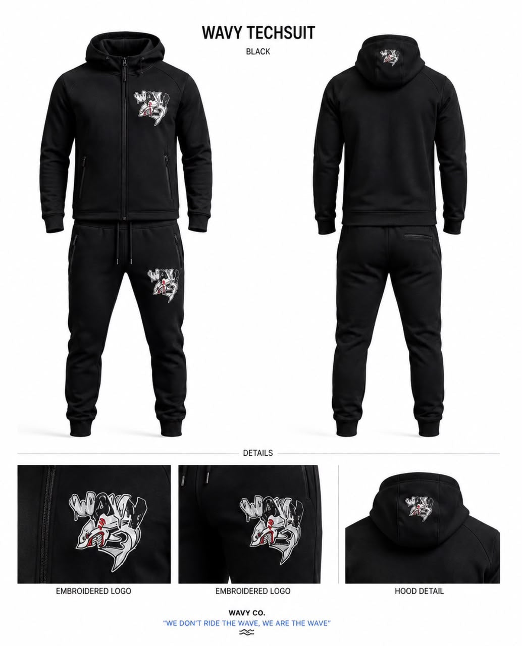 Wavy Techsuit Set